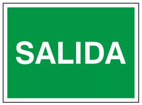 Señalamiento "Salida"
