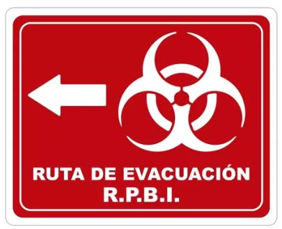 Ruta de evacuación R.P.B.I. Izquierda