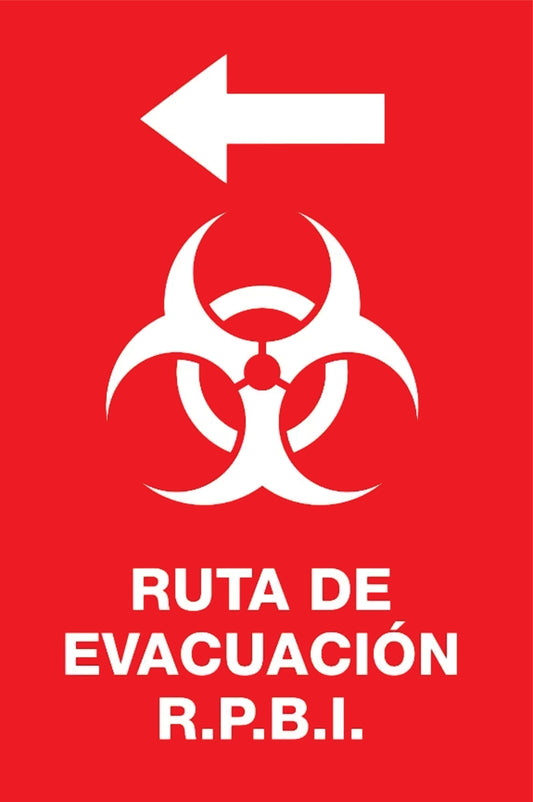 RUTA DE EVACUACION R.P.B.I  - IZQUIERDA