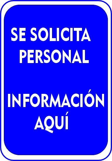 Se solicita personal Información Aquí