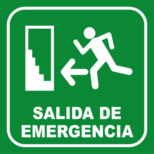 Salida de Emergencia Izquierda Escaleras