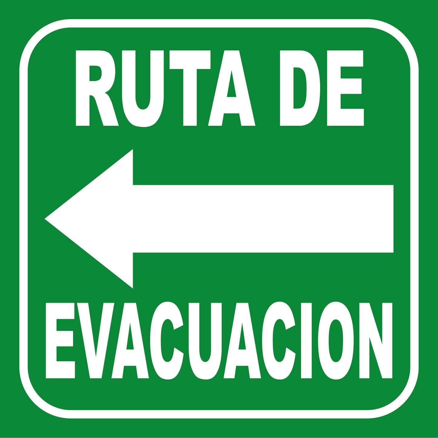 Ruta de Evacuación Izquierda