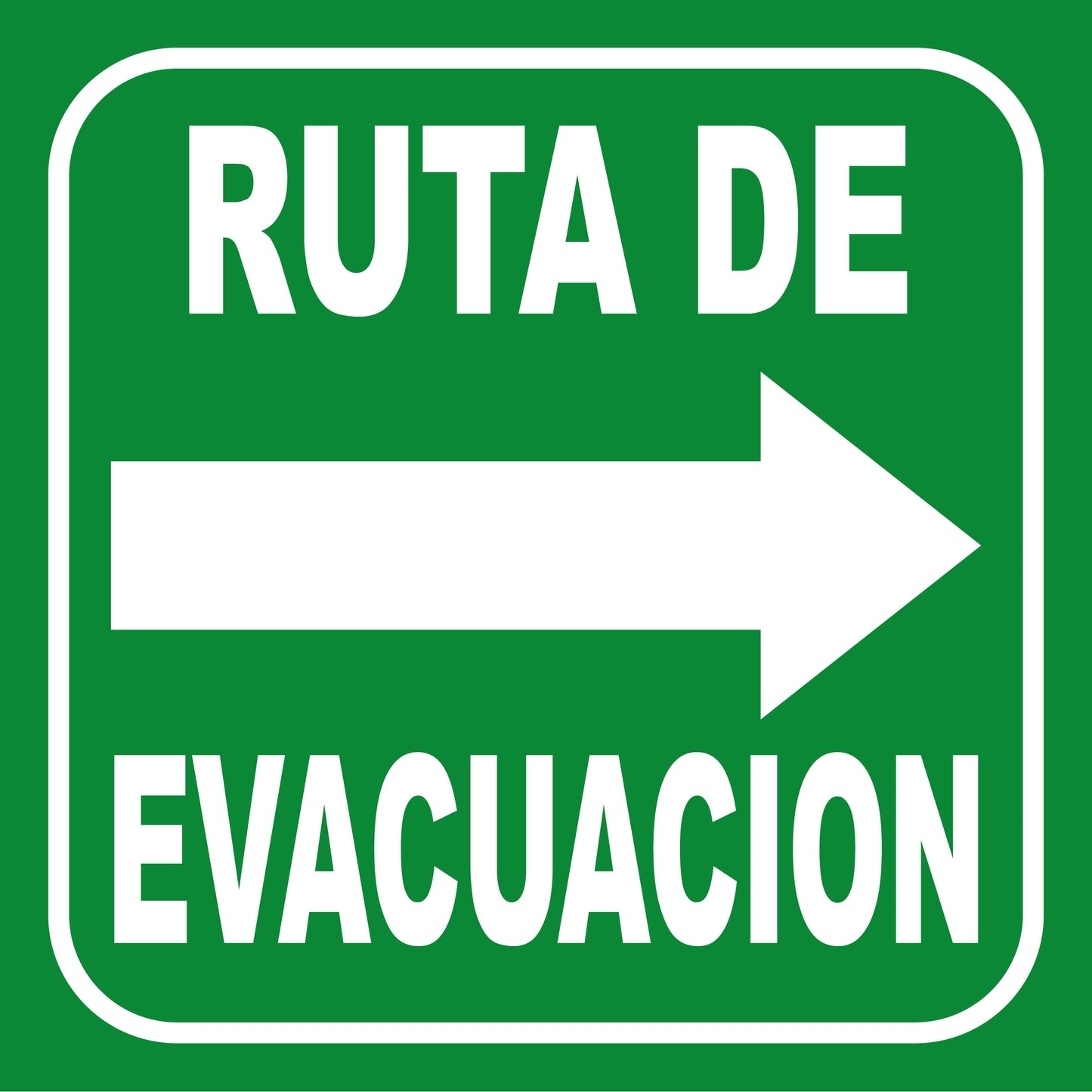 Ruta de Evacuación Derecha