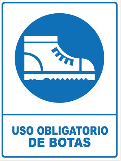 USO OBLIGATORIO DE BOTAS