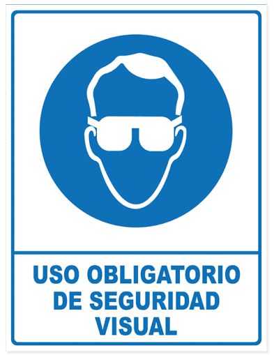 Uso Obligatorio de Seguridad Visual