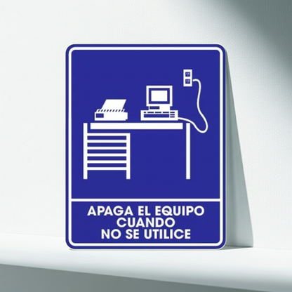 Apague el Equipo Cuando No Se Utilice