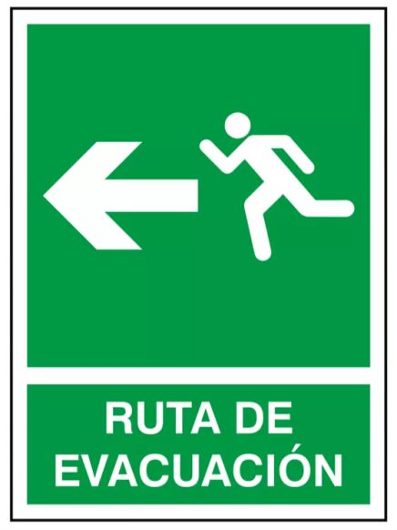 Señalamiento "Ruta de Evacuación"