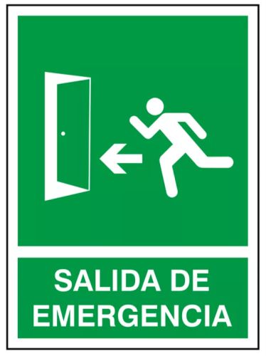 Señalamiento "Salida de Emergencia"