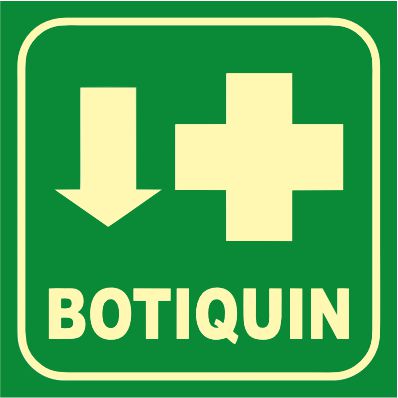 Señaletica Botiquin Fotoluminiscente