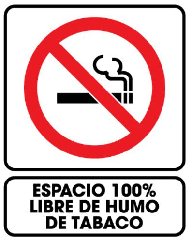 Espacio 100% Libre de Humo de Tabaco