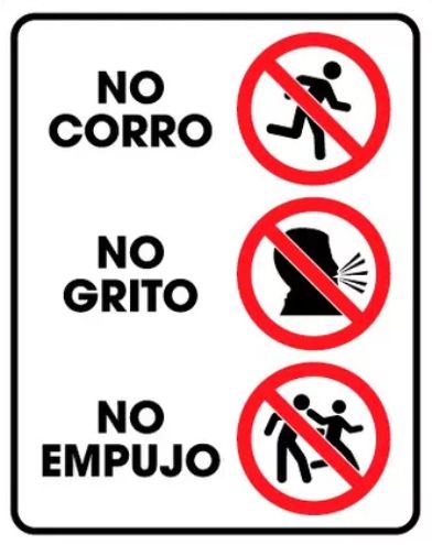 No Grito , No Corro, No Empujo