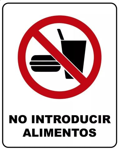 No Introducir Alimentos