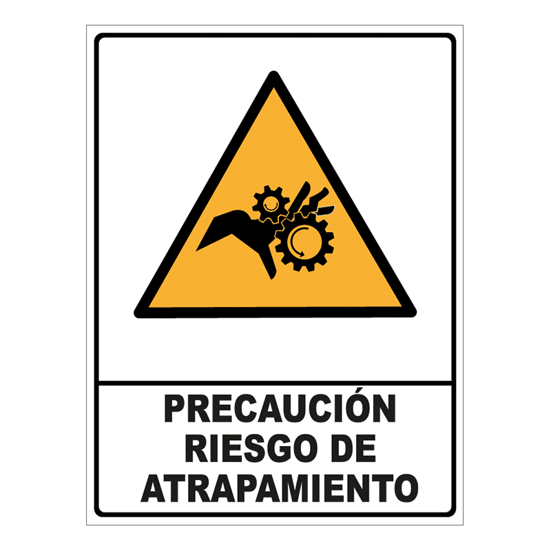 Precaución Riesgo de Atrapamiento