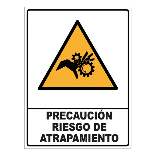 Precaución Riesgo de Atrapamiento