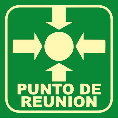 Punto de Reunion Fotoluminiscente