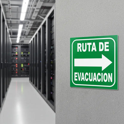 Ruta de Evacuación Derecha | Estireno Calibre 30