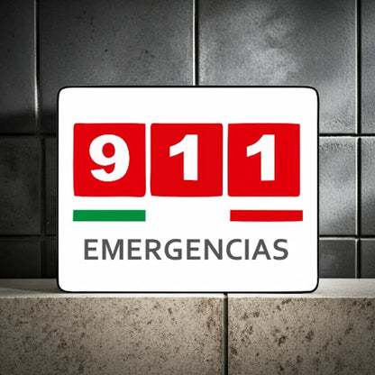 Señalamiento 911 Emergencias | Estireno | Frankar Señalamientos