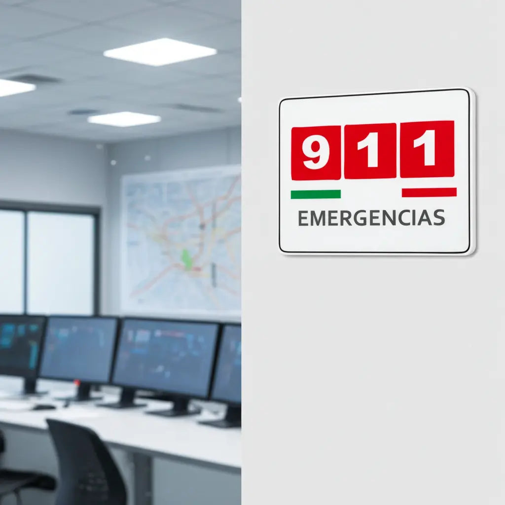 Señalamiento 911 Emergencias | Estireno | Frankar Señalamientos