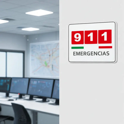 Señalamiento 911 Emergencias | Estireno | Frankar Señalamientos