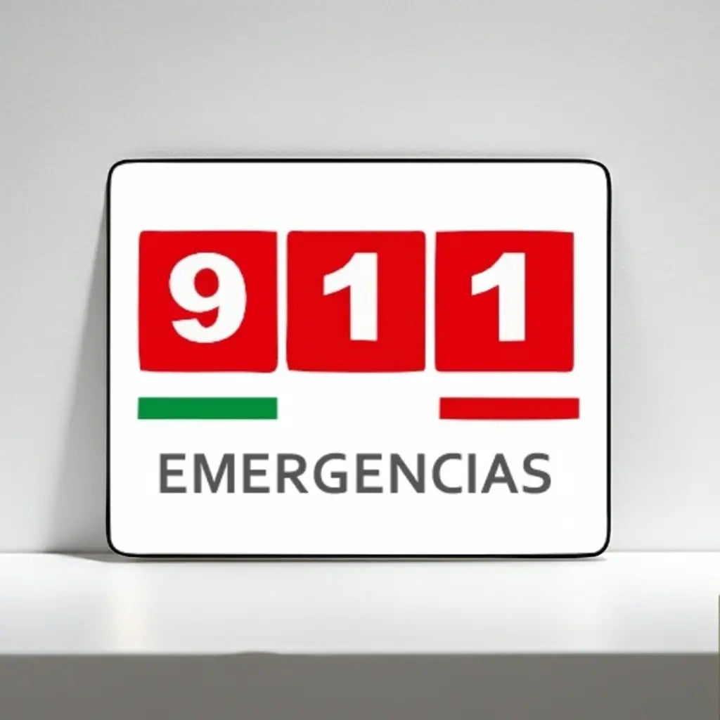 Señalamiento 911 Emergencias | Estireno | Frankar Señalamientos