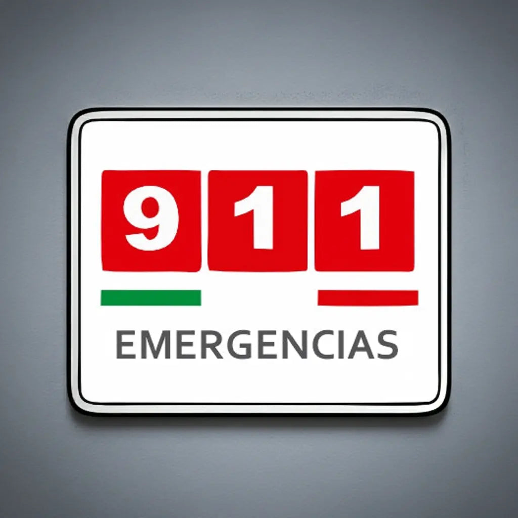 Señalamiento 911 Emergencias | Estireno | Frankar Señalamientos