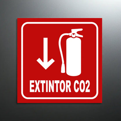 Señalamiento Extintor CO₂ | Estireno | Frankar Señalamientos