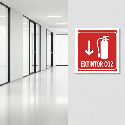 Señalamiento Extintor CO₂ | Estireno | Frankar Señalamientos