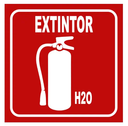 Señalamiento Extintor H₂O | Estireno | Frankar
