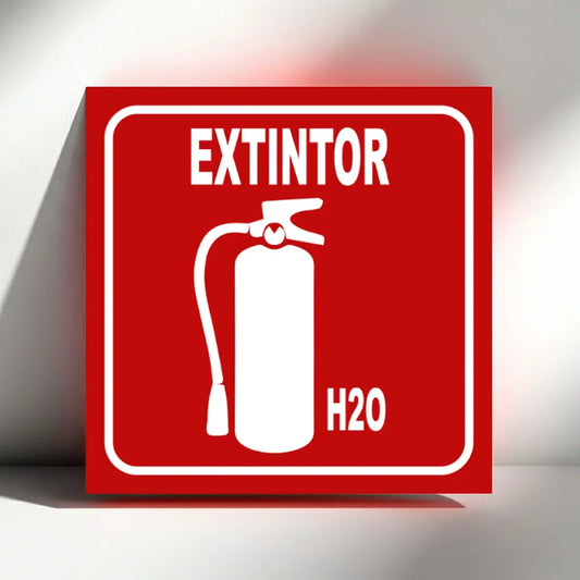 Señalamiento Extintor H₂O | Estireno | Frankar