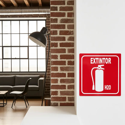 Señalamiento Extintor H₂O | Estireno | Frankar