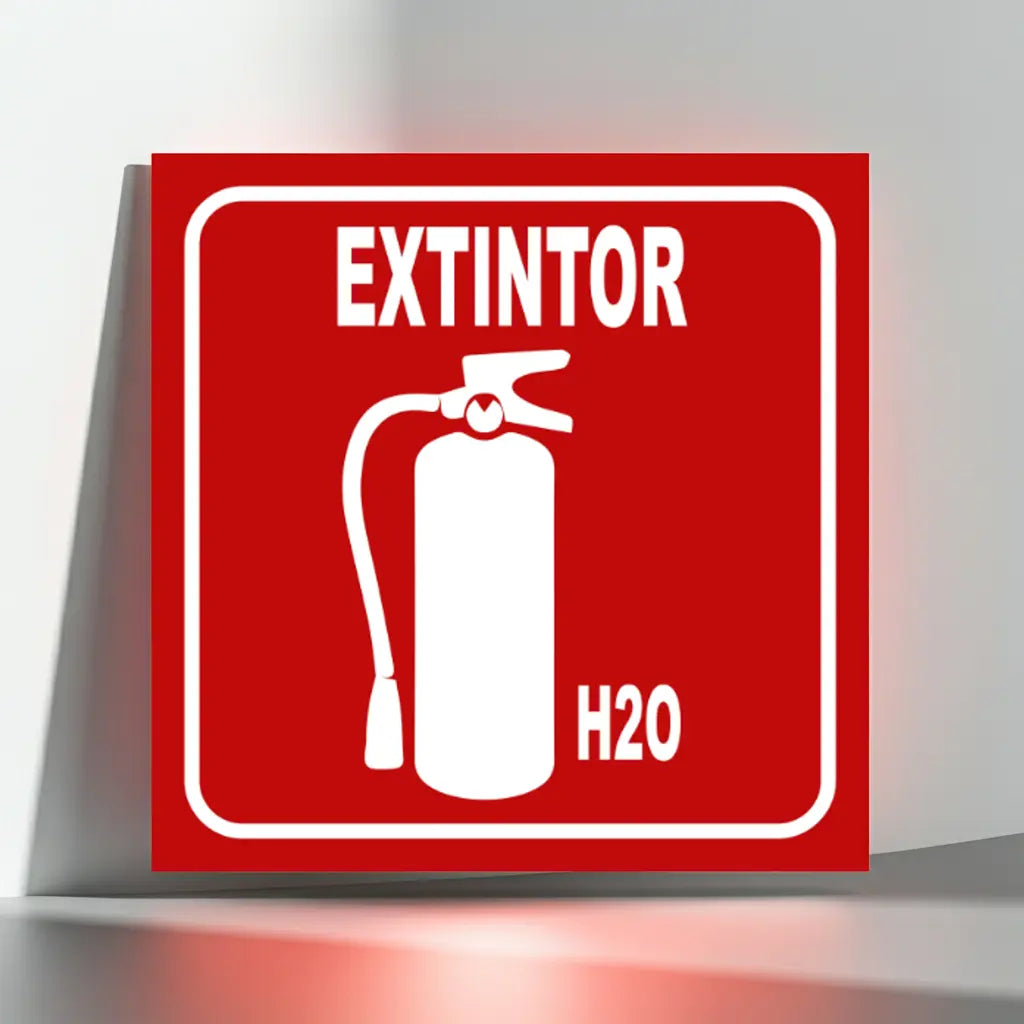 Señalamiento Extintor H₂O | Estireno | Frankar
