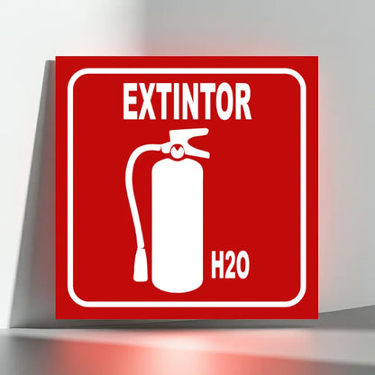 Señalamiento Extintor H₂O | Estireno | Frankar
