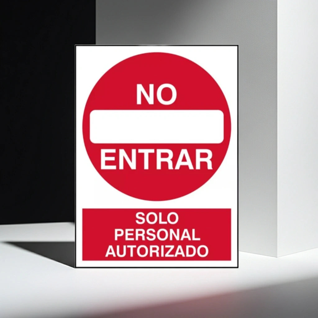 No Entrar Solo Personal Autorizado | Frankar