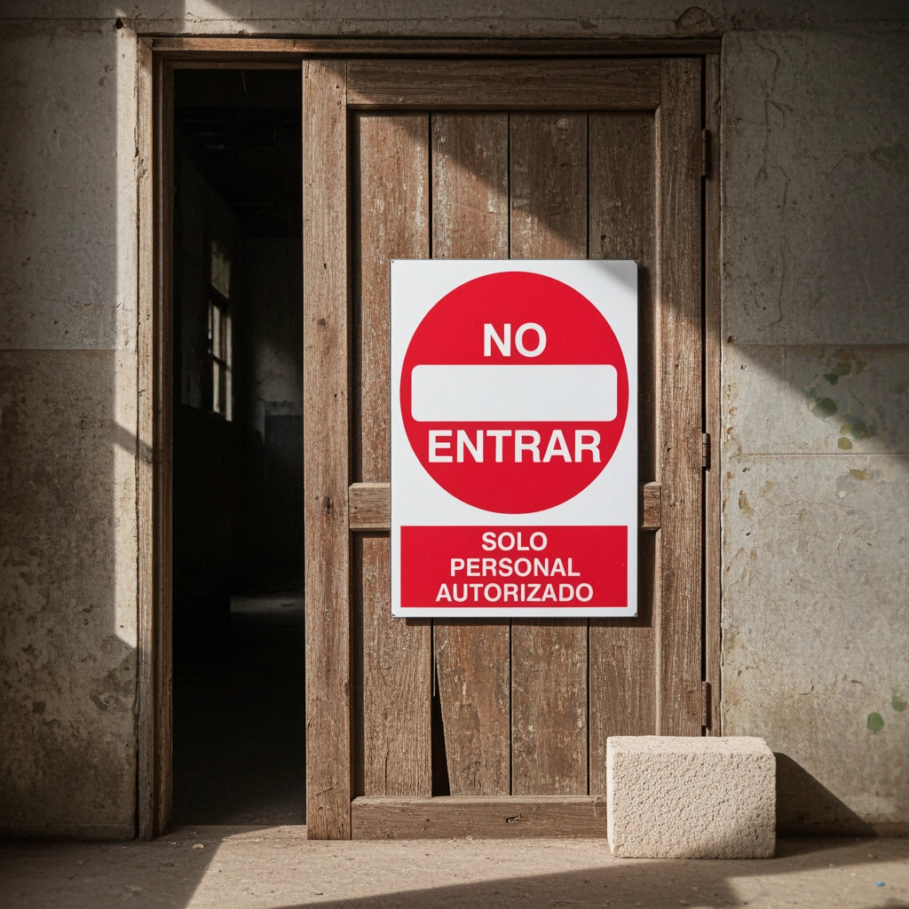 No Entrar Solo Personal Autorizado | Frankar