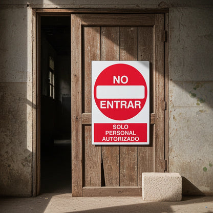 No Entrar Solo Personal Autorizado | Frankar