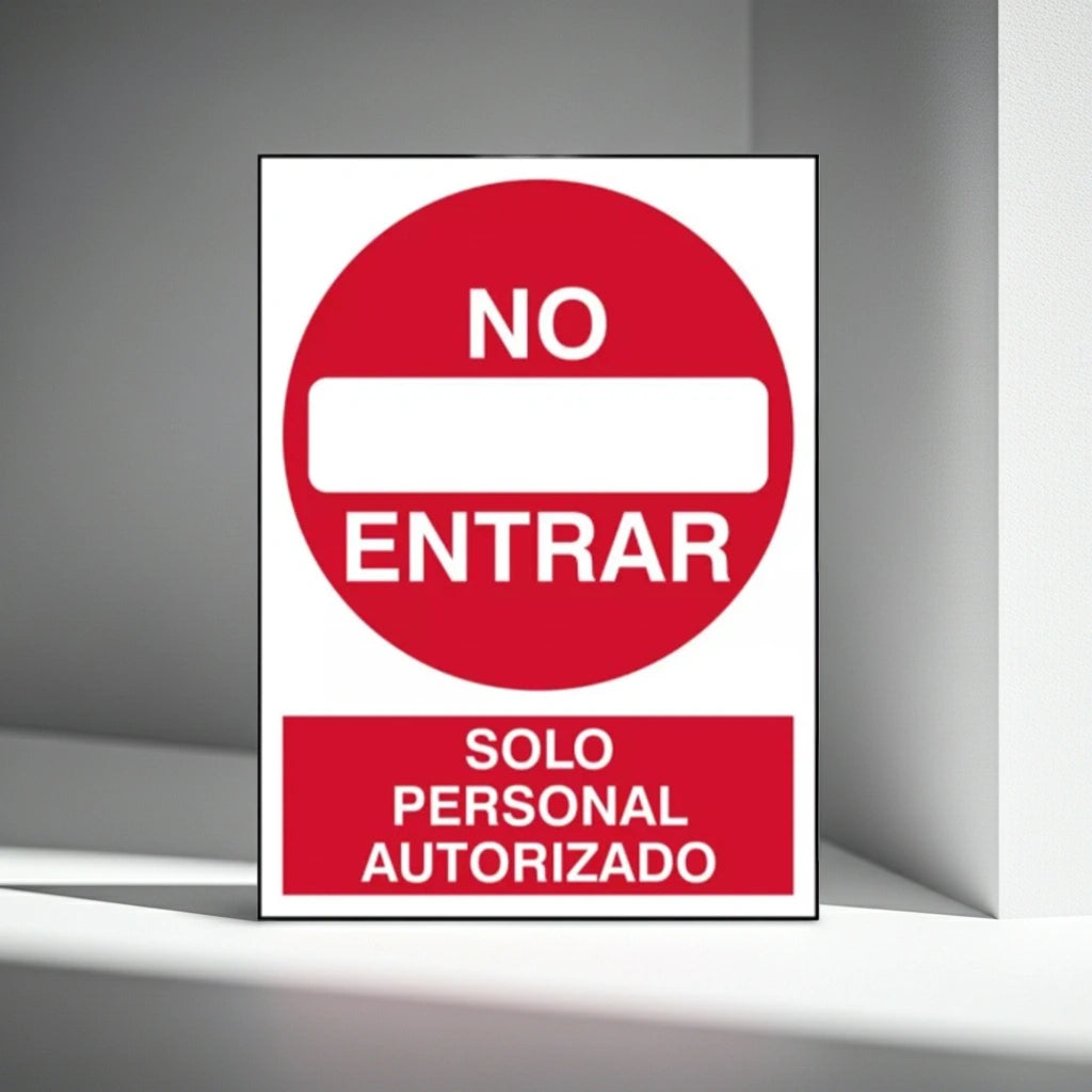 No Entrar Solo Personal Autorizado | Frankar