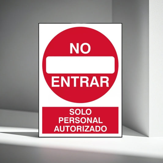 No Entrar Solo Personal Autorizado | Frankar