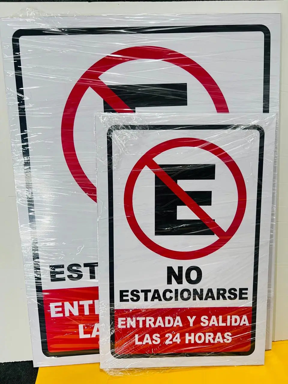 KIT 3 Piezas Prohibido estacionarse | Trovicel 3mm| ¿Se estacionan donde no deben?
