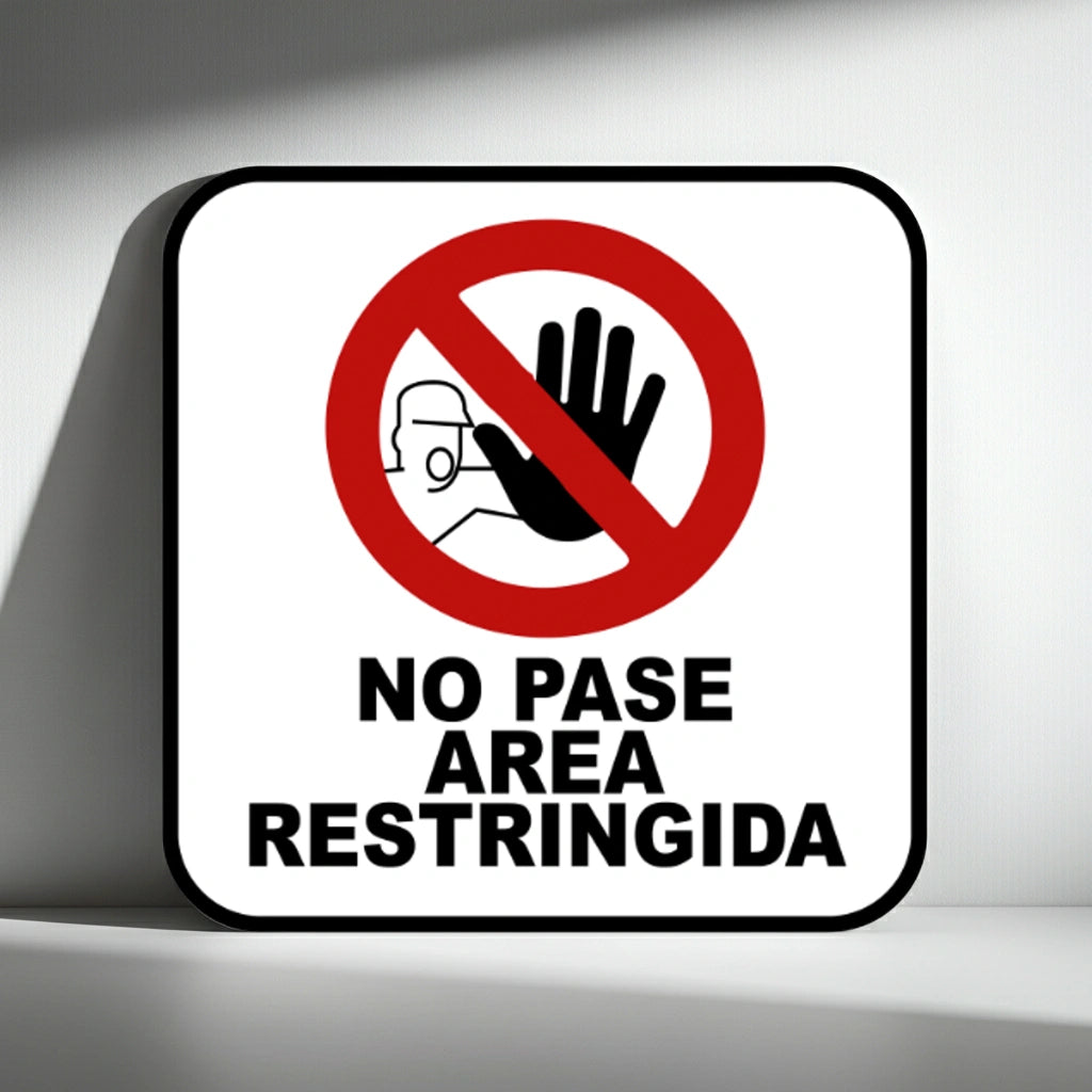 No Pase Área Restringida | Señalamiento | Frankar