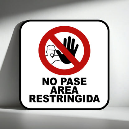 No Pase Área Restringida | Señalamiento | Frankar