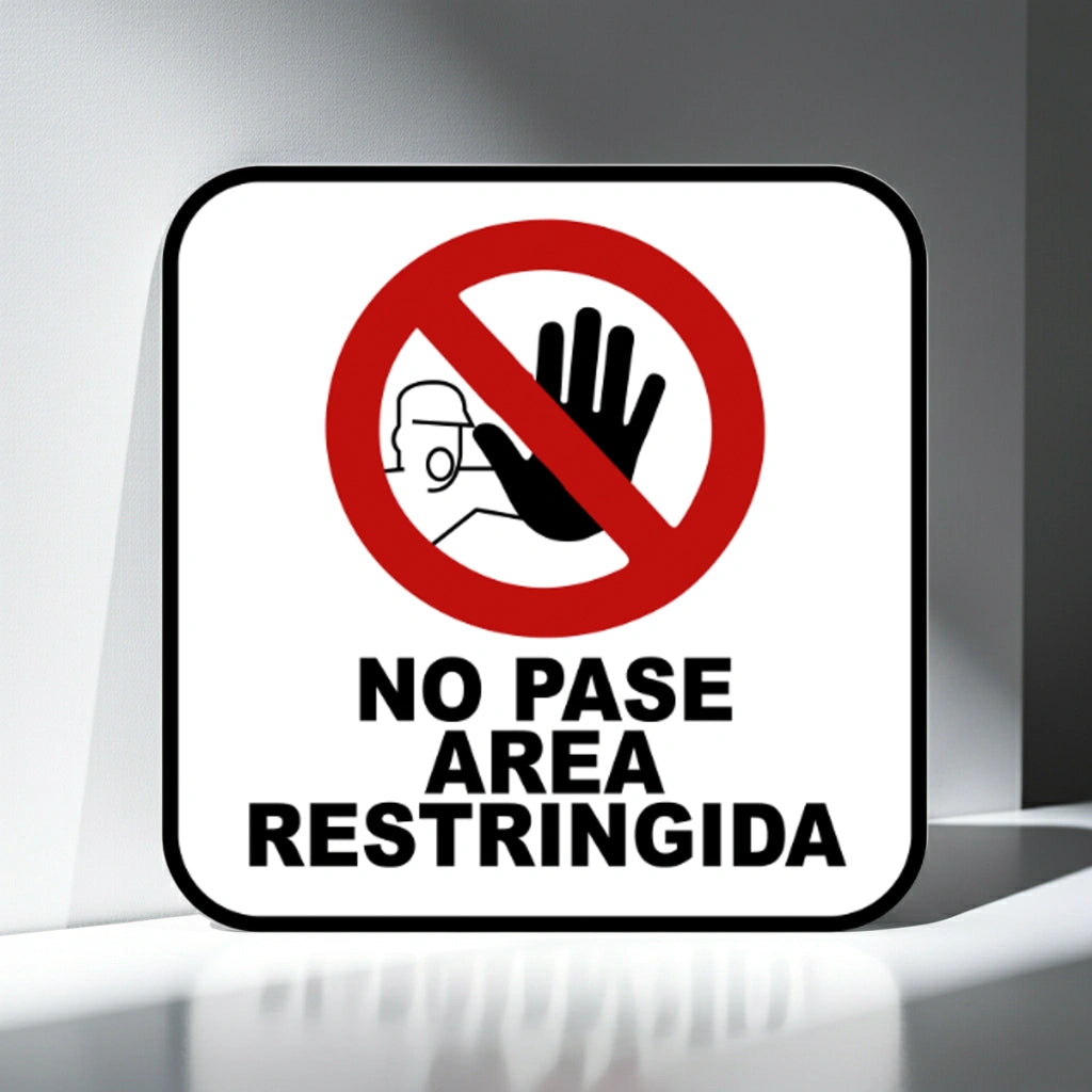 No Pase Área Restringida | Señalamiento | Frankar