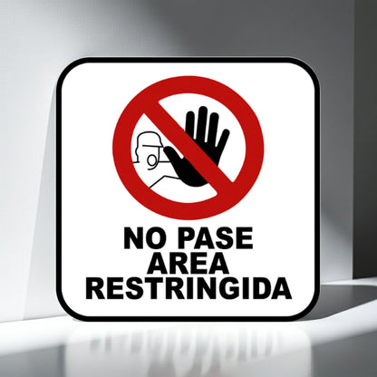 No Pase Área Restringida | Señalamiento | Frankar