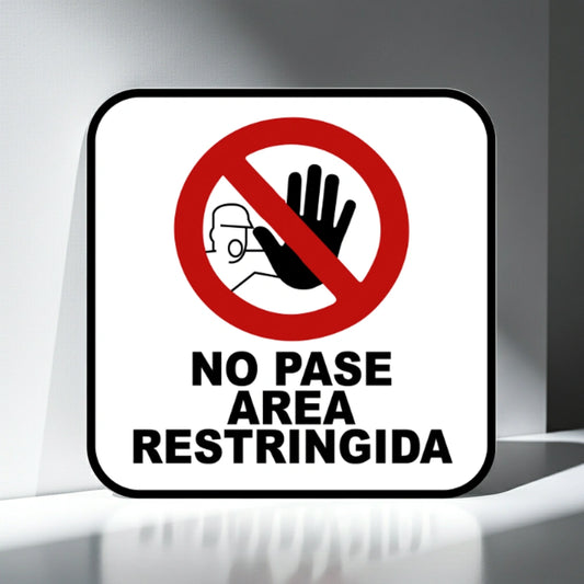 No Pase Área Restringida | Señalamiento | Frankar
