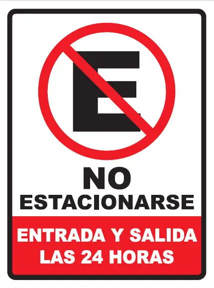 KIT 3 Piezas Prohibido estacionarse | Trovicel 3mm| ¿Se estacionan donde no deben?