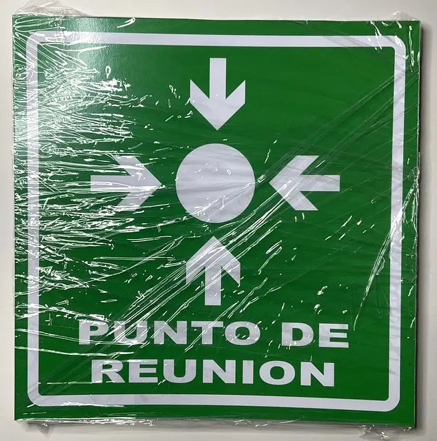 Señalamiento Punto de Reunión 20x20 | Estireno