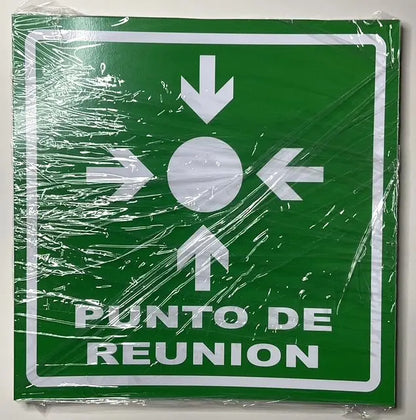 Señalamiento Punto de Reunión 20x20 | Estireno