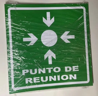 Señalamiento Punto de Reunión 20x20 | Estireno