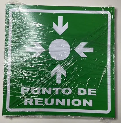 Señalamiento Punto de Reunión 20x20 | Estireno