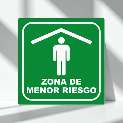 Señalamiento Zona de Menor Riesgo | Estireno | Frankar