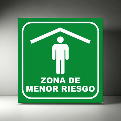 Señalamiento Zona de Menor Riesgo | Estireno | Frankar